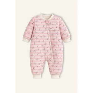 Unisex Elyaf Dolgulu Uyku Tulumu - Pembe