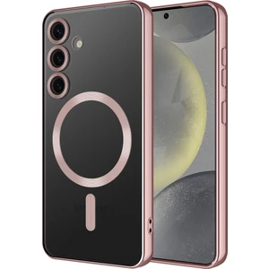 Samsung Galaxy A35 Için Magsafe ile Uyumlu Kılıf Kamera Lensli Korumalı Şeffaf Silikon Kapak