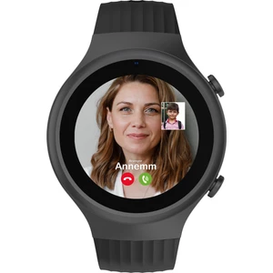 Watch 5s Çocuk Akıllı Saati - Görüntülü Arama, Gps, Sos, Sağlık Takibi, Güvenli Alan Siyah