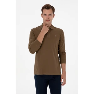 U.s. Polo Assn. Erkek Haki Sweatshirt 50313772-VR027