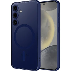 Samsung Galaxy A35 Için Magsafe ile Uyumlu Kılıf Kamera Lensli Korumalı Şeffaf Silikon Kapak