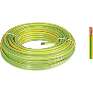 Seval H50V-K 6-Sy ,sarıyeşil 6mm²,1-Damar/çok Telli 1mt Nyaf Kablo