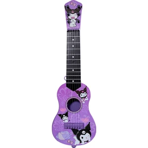 Brother Toys Mor Oyuncak 6 Telli Kuromi Desenli Ispanyol Gitar 50 Cm. Okul Gösteri Gitarı