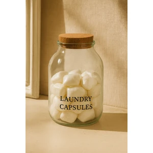 Cam Kapsül Deterjan Kavanozu