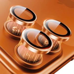 iPhone 17 Pro / 17 Pro Max Kılıf Aparatlı Kamera Koruma Renkli Lens Koruyucu Temperli Cam Koruma