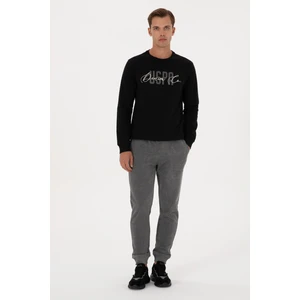 U.s. Polo Assn. Erkek Antrasit Melanj Eşofman Altı 50313759-VR081