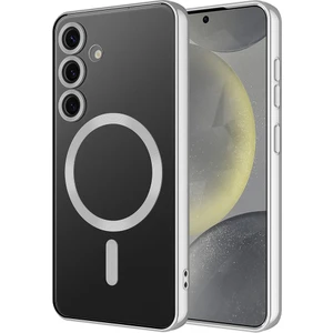 Samsung Galaxy A15 Için Magsafe ile Uyumlu Kılıf Kamera Lensli Korumalı Şeffaf Silikon Kapak