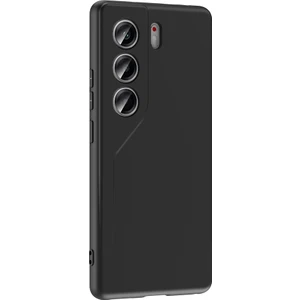 Tecno Camon 40 Uyumlu Kılıf Mara Lansman Soft Silikon Içi Kadife Siyah