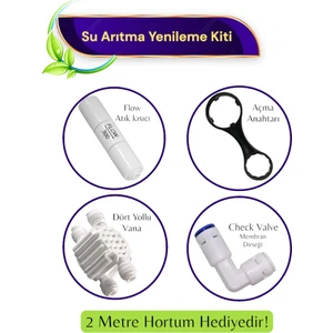 Tüm Su Arıtma Cihazları Için Uyumlu Cihaz Yenileme Seti, (Yedek Parça Kiti)