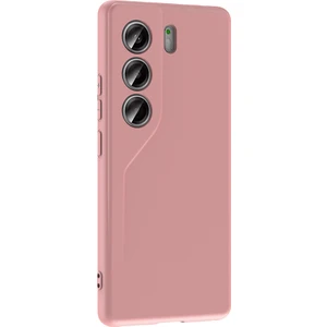 Tecno Camon 40 Uyumlu Kılıf Mara Lansman Soft Silikon Içi Kadife Pembe