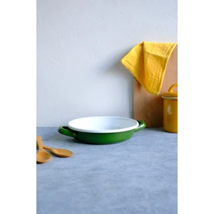 Emaye Sahan 18 cm Yeşil