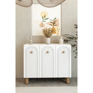 Bohem 90 cm 3 Kapaklı Ayakkabılık – Mdf Mebran Kapaklı Dolap | Vestiyer | Portmanto