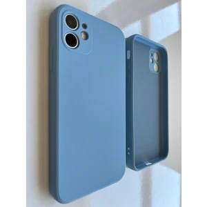 Iphone 11 Ile Uyumlu Köşeli Kalıp ( 12 Görünümlü) Logosuz Lansman Içi Kadife Esnek Silikon Kılıf