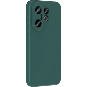 Vivo X200 Fe Uyumlu Kılıf Mara Lansman Soft Silikon Içi Kadife Koyu Yeşil