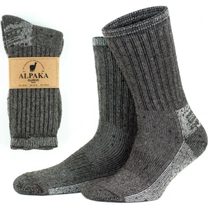 Alpaka Yünlü Tam Havlulu Kalın Termal Çorap 6005-6006