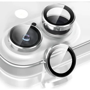 iPhone 17 Kılıf Aparatlı Kamera Koruma Renkli Lens Koruyucu Temperli Cam Koruma