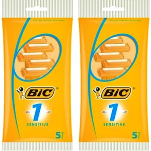 1 Sensitive Tek Bıçaklı Tıraş Bıçağı 5'li Poşet