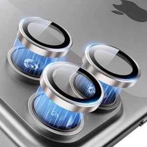 iPhone 17 Pro / 17 Pro Max Kılıf Aparatlı Kamera Koruma Renkli Lens Koruyucu Temperli Cam Koruma