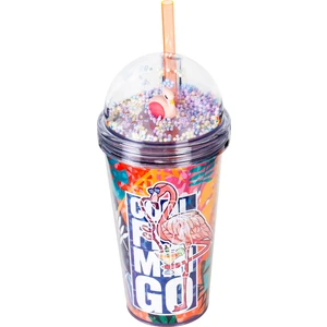 Lively 600 ml Pipetli ve Çift Katmanlı Çocuk Bardağı