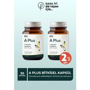 A Plus L-Carnitine Lepidium Bitkisel Kapsül – 2 Adet