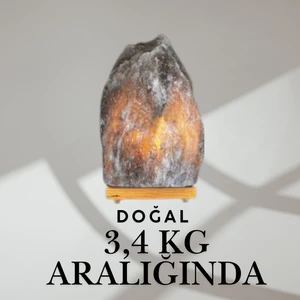  Çankırı Doğal Tuz Lamba 3-4 kg Ağırlığında