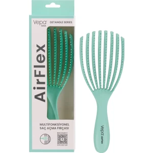 Airflex Multifonksiyonel Dolaşık Açıcı Saç Fırçası, Kolay Tarama, Elektriklenme Önleyici