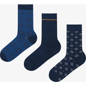 Çok Renkli Erkek Snow 3lü Soket Çorap