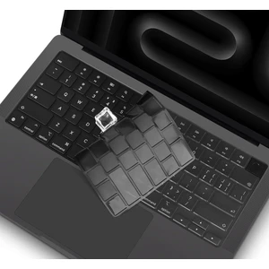 Macbook Pro 14 Inç A2442 / A2992 / A2918 / A3401 / A3112 / A3185 Uyumlu Türkçe Q Silikon Klavye Koruyucu