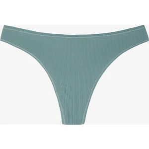 Koyu Gri Essentials Normal Bel Tanga Külot