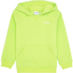 U.S. Polo Assn. Erkek Çocuk Yeşil Basic Kapüşonlu Sweatshirt 50313808-VR020
