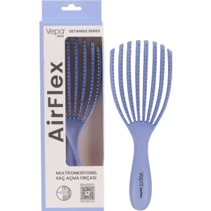 Airflex Multifonksiyonel Dolaşık Açıcı Saç Fırçası, Kolay Tarama, Elektriklenme Önleyici