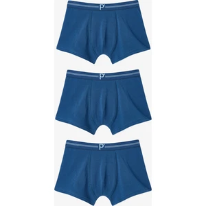 Koyu Mavi Erkek Çocuk Navy 3lü Boxer