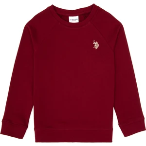 U.s. Polo Assn. Erkek Çocuk Bordo Sweatshirt 50313832-VR014