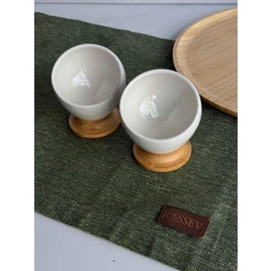 Bambu Ayaklı 2'li Sosluk Kase