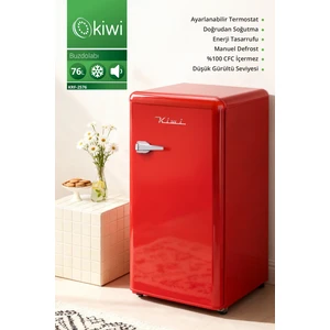 KRF-2576 Mini Buzdolabı 76 Lt Kapasite & Enerji Tasarruflu & Dahili Buzluk & Ayarlanabilir Termostat