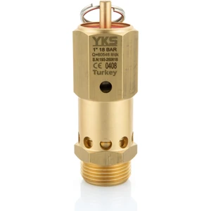 Yks 1/2" 3 Bar Standart Basinçli Emniyet Ventili