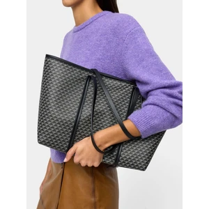 Içi Çıkabilir Baskılı Shopper Omuz Çantası