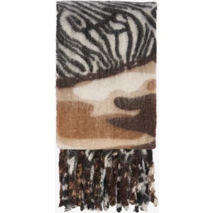 Renkli Erica Çizgili Yumuşak Dokulu Atkı