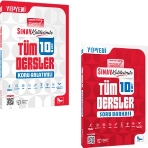 Sınav Yayınları 10. Sınıf Tüm Dersler Konu Anlatımı ve Soru Bankası Kitap Seti