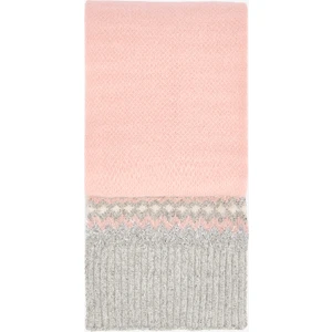 Renkli Kız Çocuk Isabella Simli Çizgili Atkı