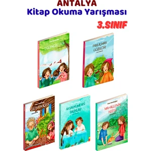 Antalya Kitap Okuma Yarışması 3.sınıf Kitapları, 5 Kitap Set, 3.sınıf Masal Öykü