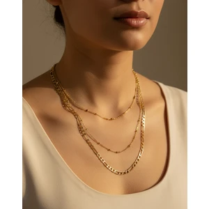 Çok Sıra Zincir Kolye