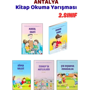 Antalya Kitap Okuma Yarışması 2.sınıf Kitapları, 5 Kitap Set, 2.sınıf Masal Öykü