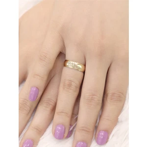 14 Ayar Altın 6mm Alyans Yüzük