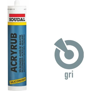 Silikonize Akrilik Gri Mastik 500 gr