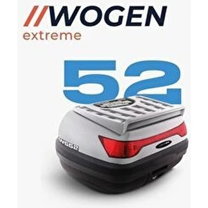 Wogen 52 Lt Motosiklet Arka Çantası Beyaz