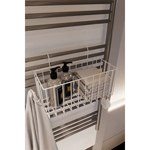 Kancalı  Banyo Havlupan Askısı  Fönlük Havluluk  Banyo Aksesuarı Düzenleyici Banyo Rafı