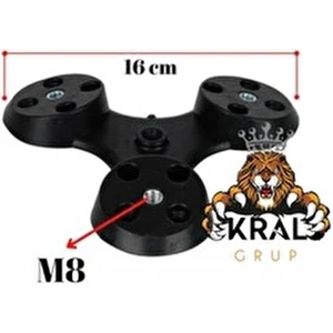 Kral Hırdavat Hamadex Sehpa Ayağı Montaj Aparatı Dayanıklı Plastik Modern Tasarım