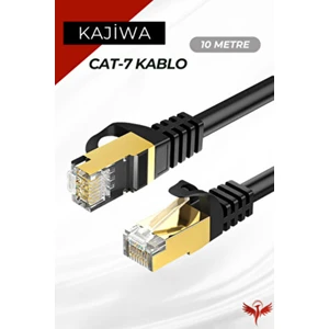 Cat7 10 Metre Ethernet Kablosu 10GBPS Premium Internet Lan Kablo 10MT