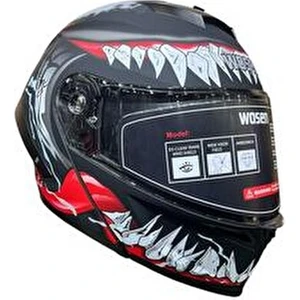 Mototez Çeneden Açılır Motosiklet Kaskı WS-202